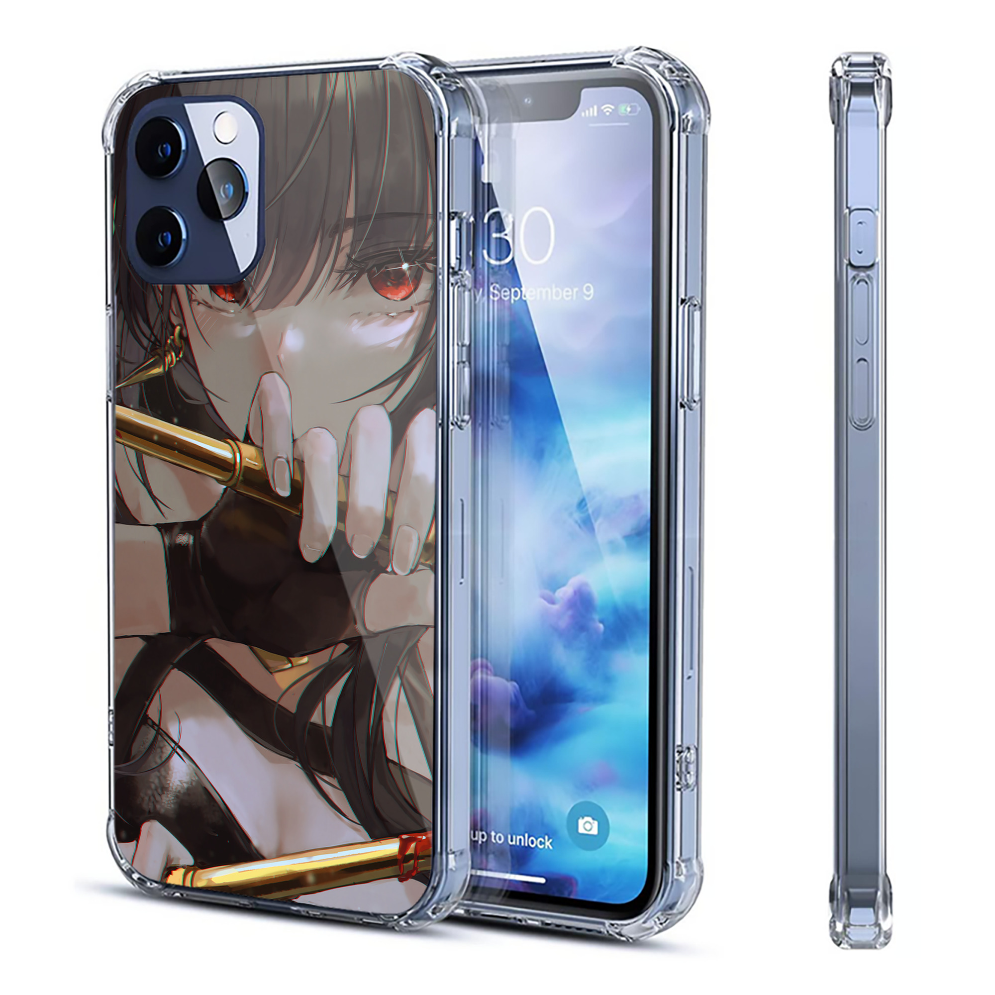 （画像用） SPY×FAMILY间谍家家酒 【iPhone 12シリーズ対応】透明スマホケース（クリアソフトケース）